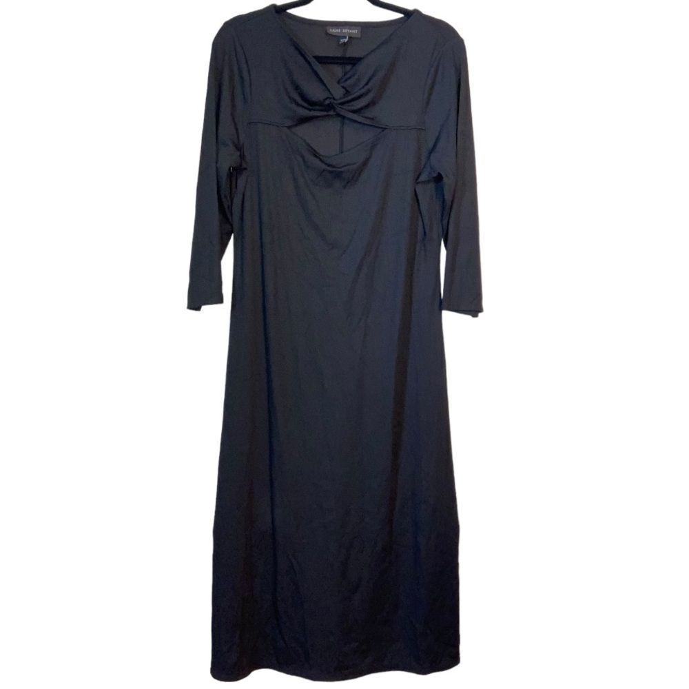 Lane Bryant Black Midi Dress 14/16